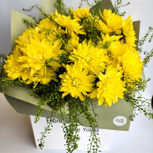 Flower Bag - Yellow Chrysanthemum