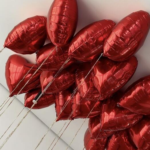Balls under the ceiling are Scarlet hearts
