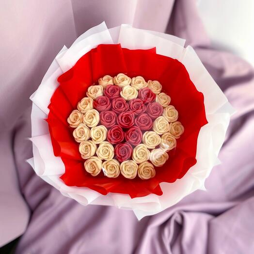 37 rosas de chocolate "Corazón" ♥️