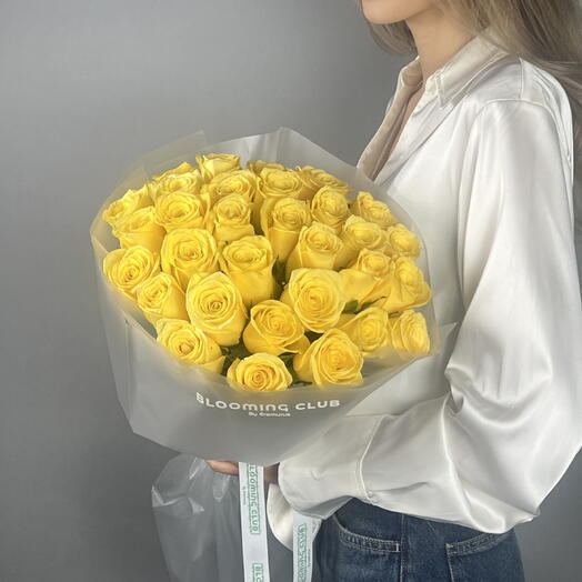 31 Yellow Roses Bouquet