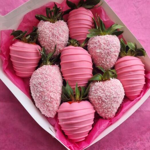 Клубника в шоколаде PINK