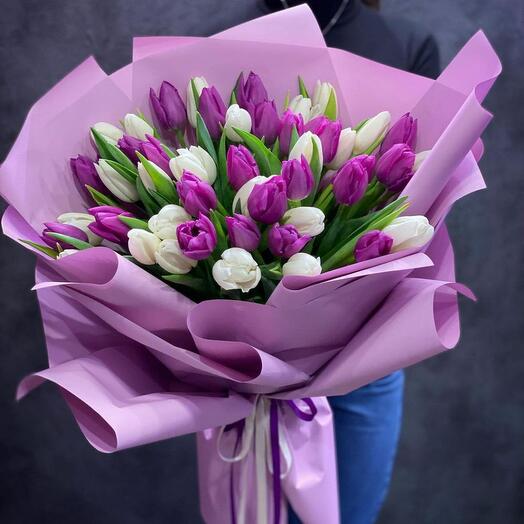 51 микс бело фиоллетовый