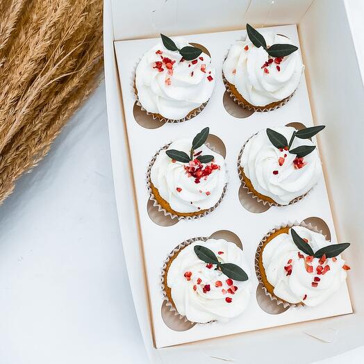 PP sugar-free, gluten-free cupcakes 6 pieces