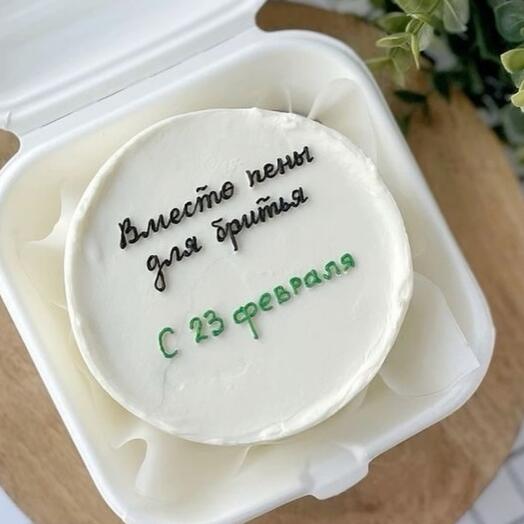 Бенто торт с 23  февраля