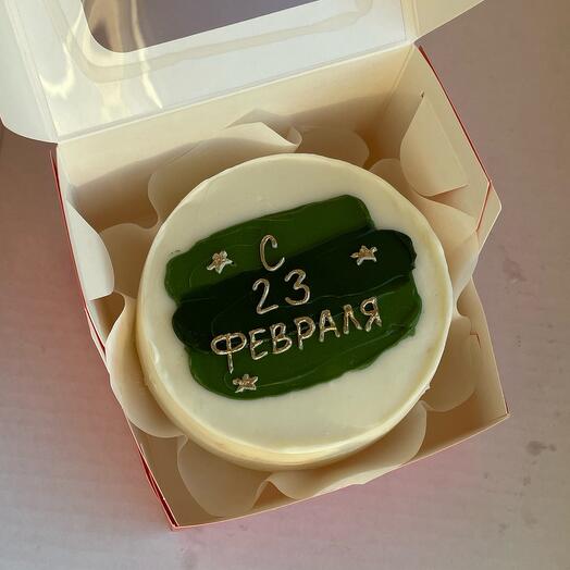 Бенто торт на 23 февраля ))