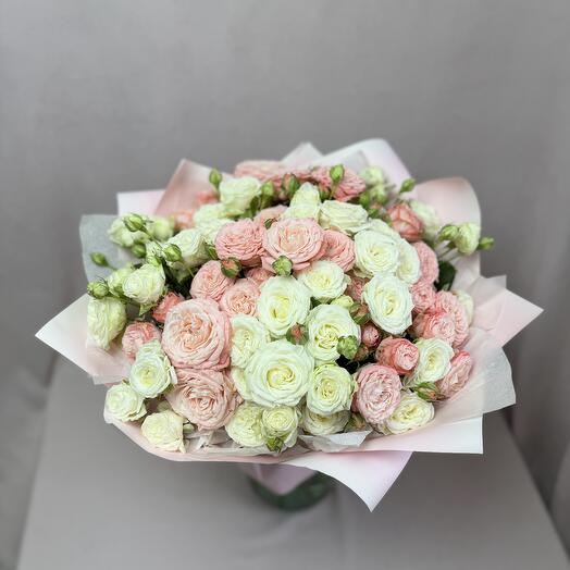 Роза кустовая пионовидная, 17шт