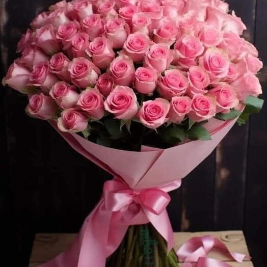 101 Pink Rose Bouquet