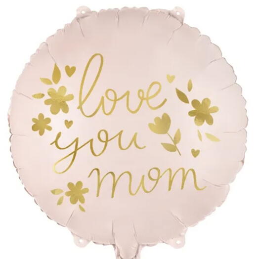 Love you mom balloon with helium