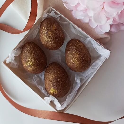 Huevos de chocolate para Pascua