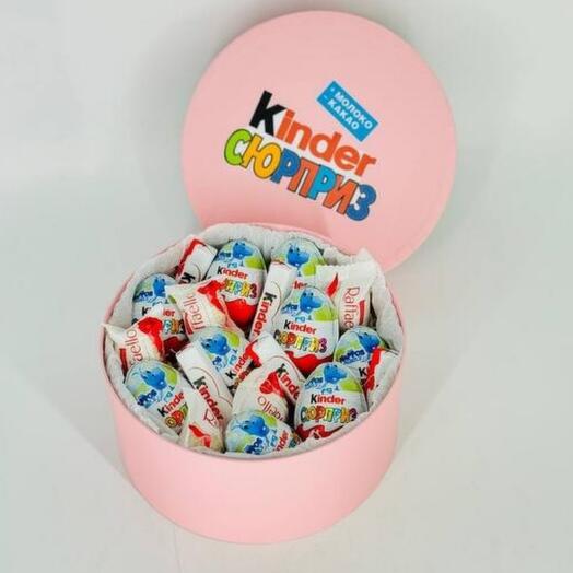 Подарок Kinder Surprise с киндер шоколадом