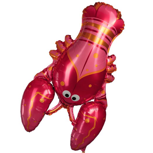 Воздушный шар гелий рак. Helium balloon lobster