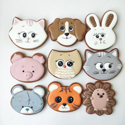 Conjunto de cara de pan De jengibre
