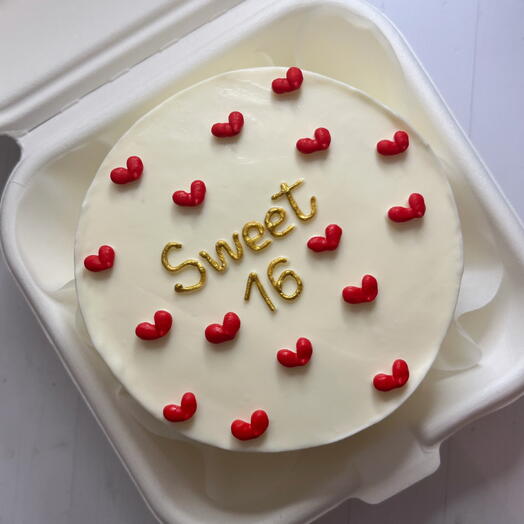 Бенто торт sweet 16 на день рождения