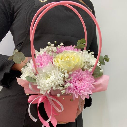 Delicate composition in a bag