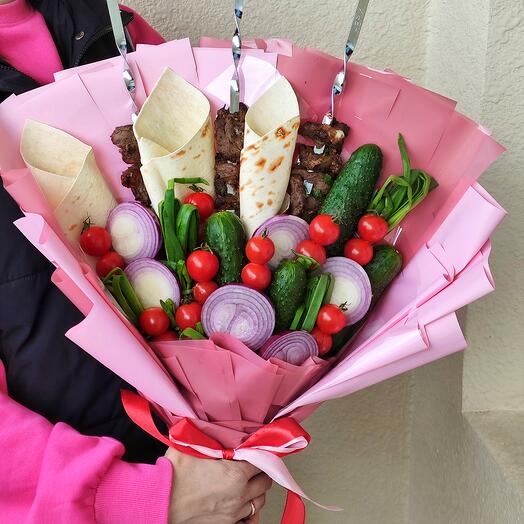 Букет из шашлыка