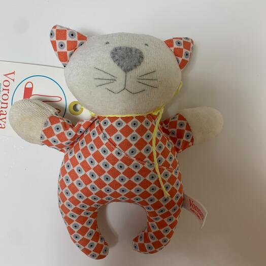 Игрушка ручной работы Carre de lune котик mini