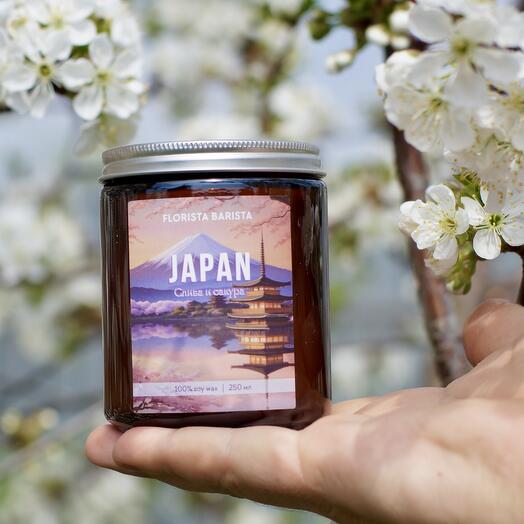 Ароматическая свеча «Japan» Слива и сакура