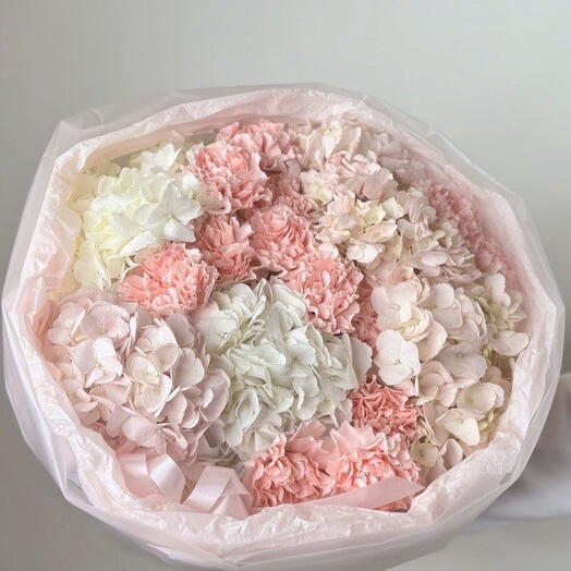 Hortênsia com cravos S