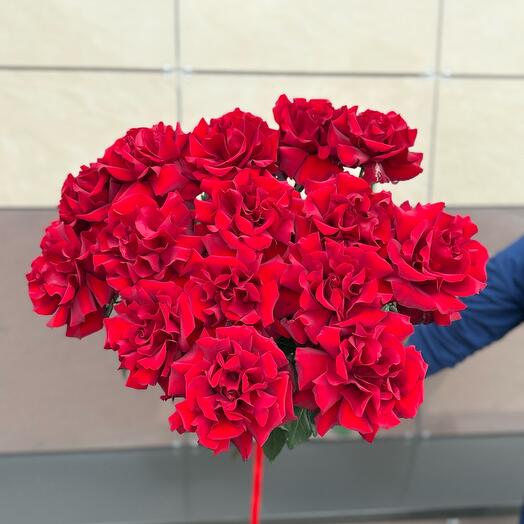 Монобукет из французской розы 15 штук