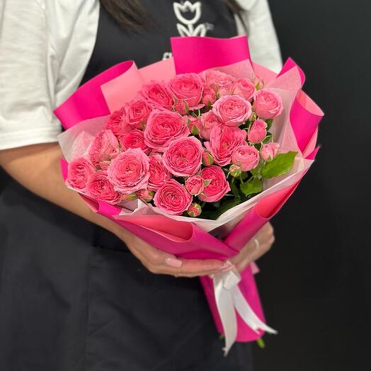 Букет кустовых роз 🌸