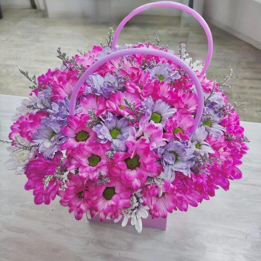 Корзина с цветами «Чудо»