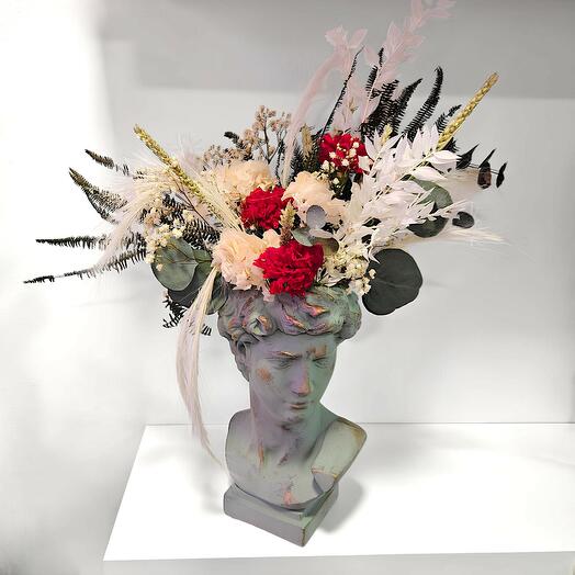 Busto del David de Miguel Angel