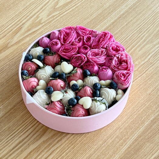 Цветы в коробке