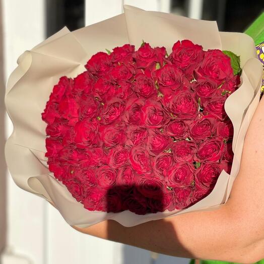 55 rosas Rojas