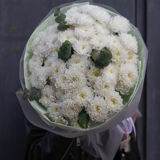 9 кустовых хризантем