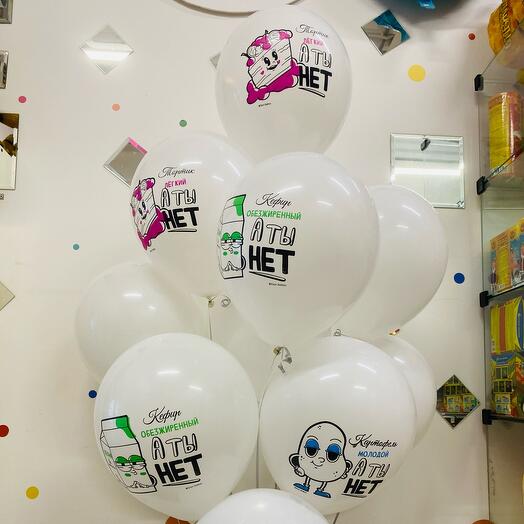 Balloons with jokes