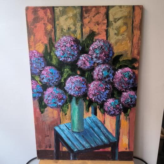 Горящие гортензии