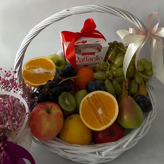 Фруктовая Корзина 🧺 «Большой сет фруктов»🍊🍎Размер XL