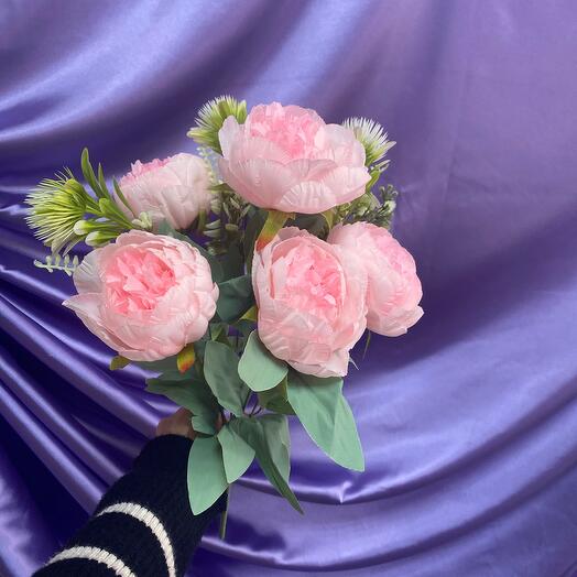 Букет пионов - искусственные цветы