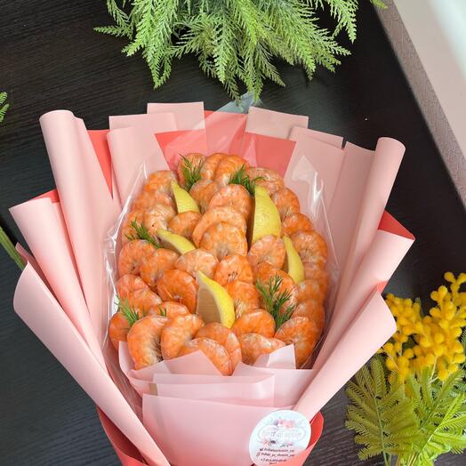 Креветочный букет