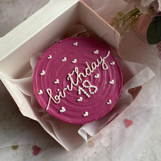 Яркий бенто торт на день рождения 🎂