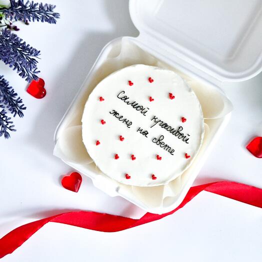 Бенто-торт самой красивой жене