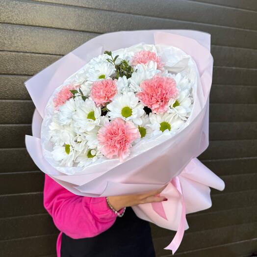 Нежный стойкий букет Ромашки