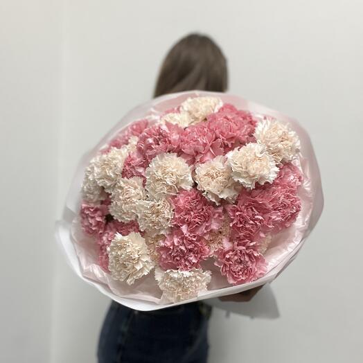 Гвоздики микс большой букет