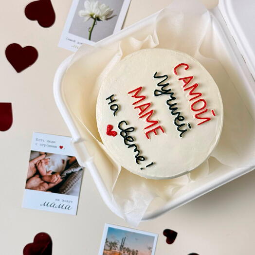 Бенто торт на маме (самой лучшей маме на свете)