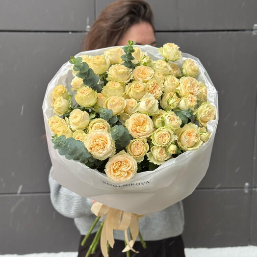 Woww розы / шикарный букет кустовых роз для любимой