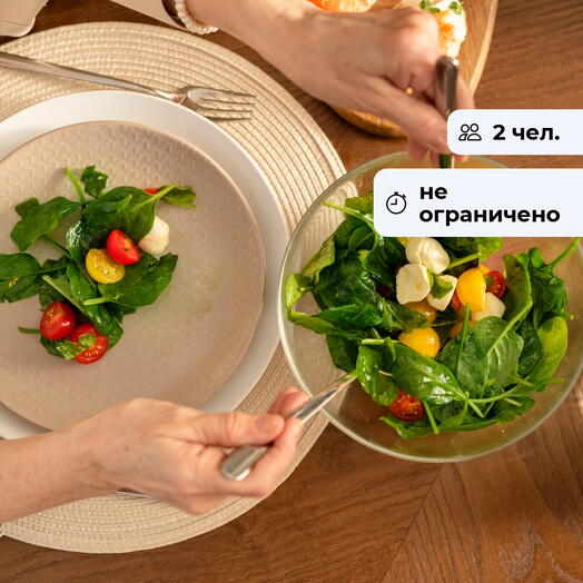 Вкусно и полезно.  Ужин в вегетарианском кафе