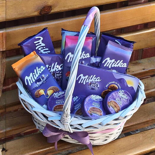 Корзинка Milka
