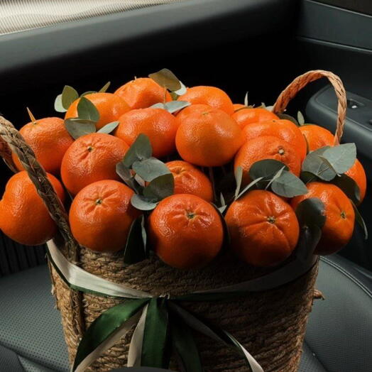 Съедобный букет из мандаринов