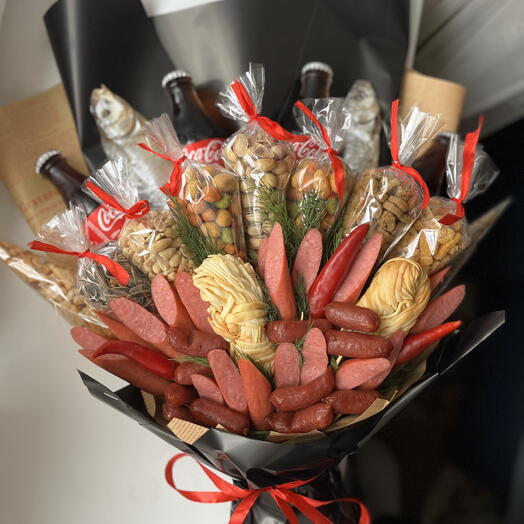 Мужской букет с колой