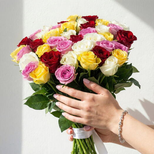 Букет из 35 роз "Микс"
