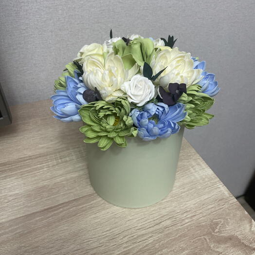 Букет из мыльных астр