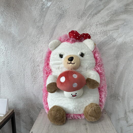 Розовый ёжик