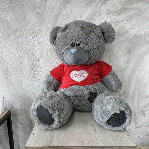Серый мишка Тедди