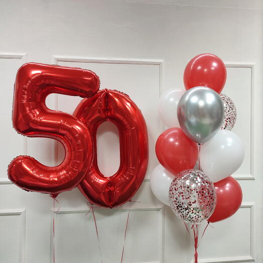 Шары на юбилей 50 лет