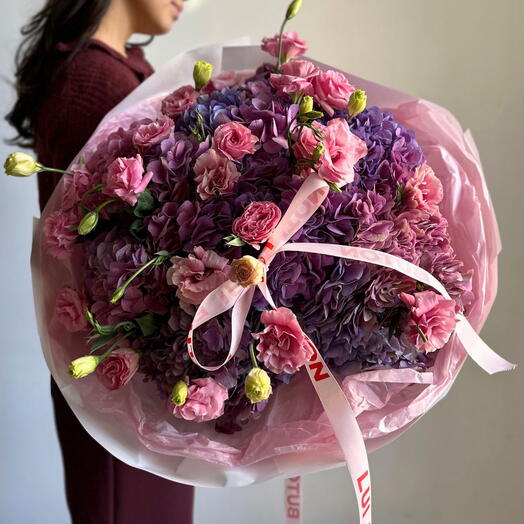 Букет "Перламутровый", размер XL